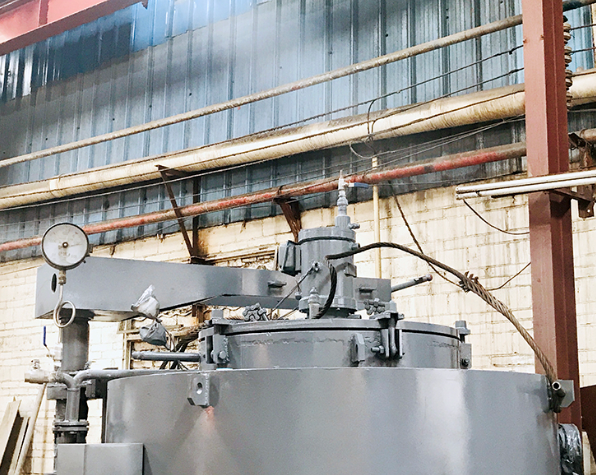 用滲氮爐進行鑄鐵的滲氮