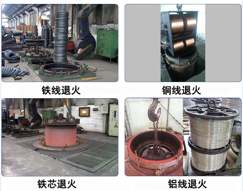 一種有色金屬銅加工用井式退火爐