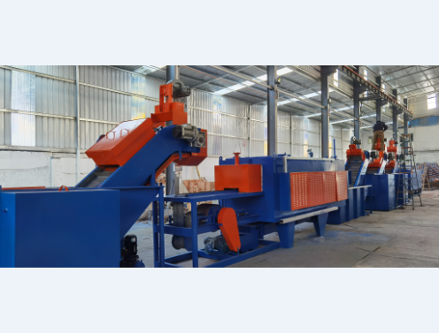 氣氛橫向循環(huán)型網(wǎng)帶式滲碳爐